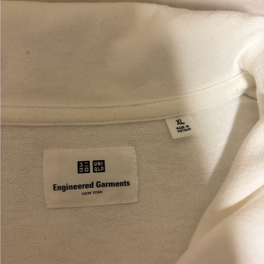 Uniqlo Men's Off-White Polo Shirt - Picture 4 of 5